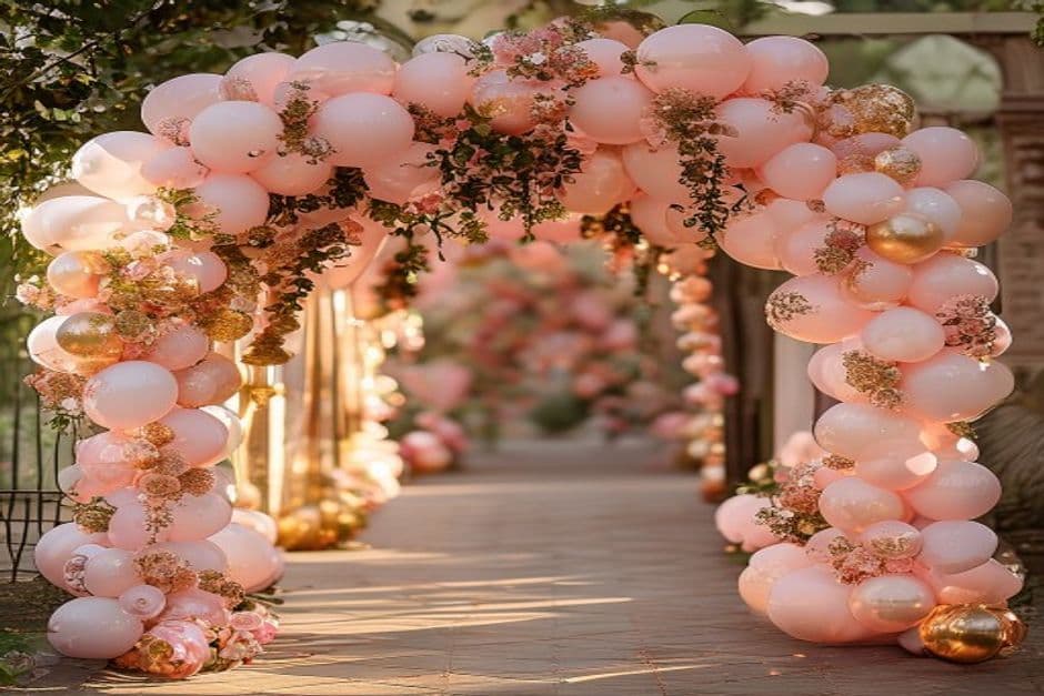 Wine & gold sangeet — Sangeet decor in Darjeeling